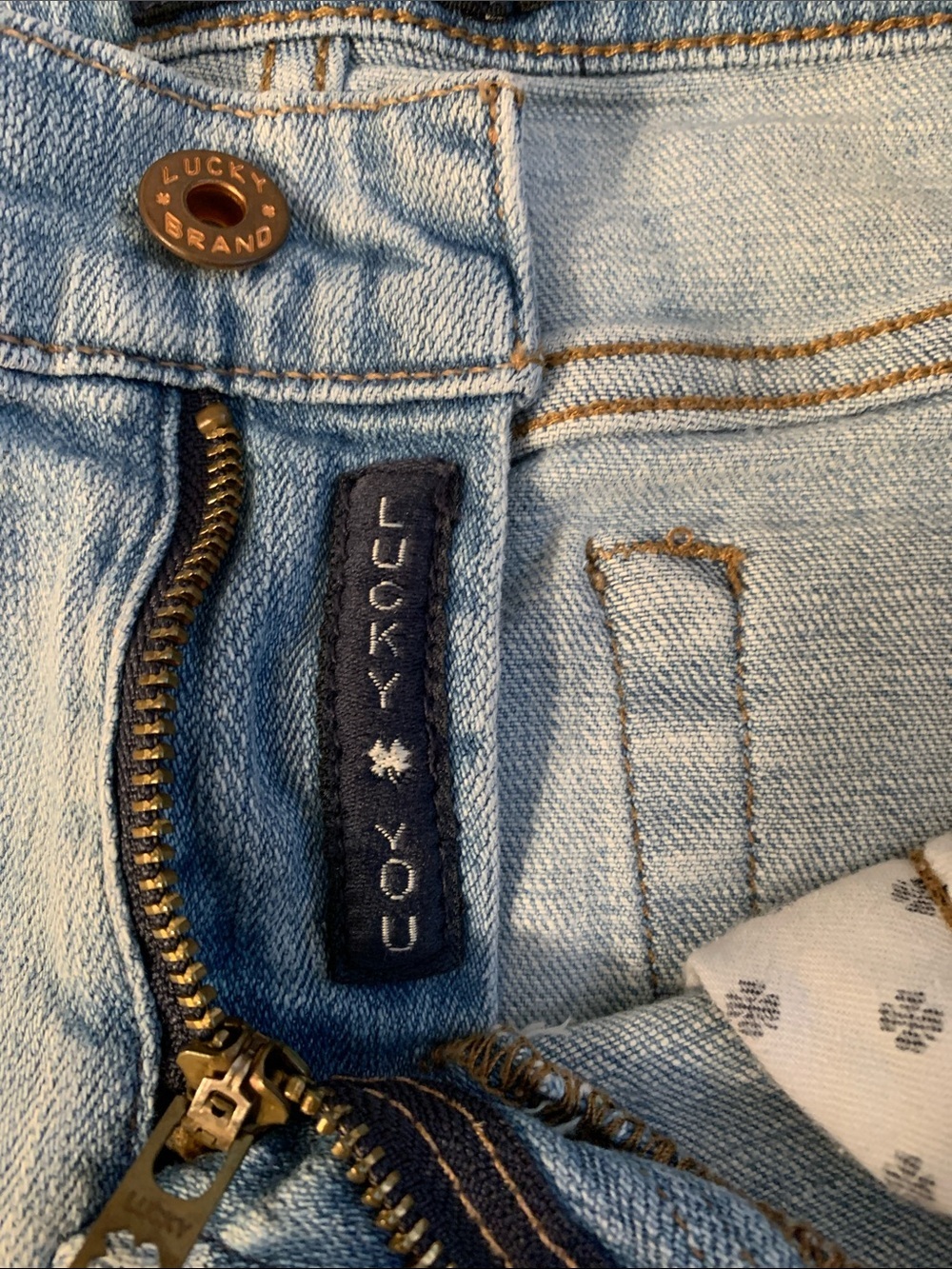 Lucky Brand Light Wash Distressed Denim Bermuda Shorts - Picture 7 of 9